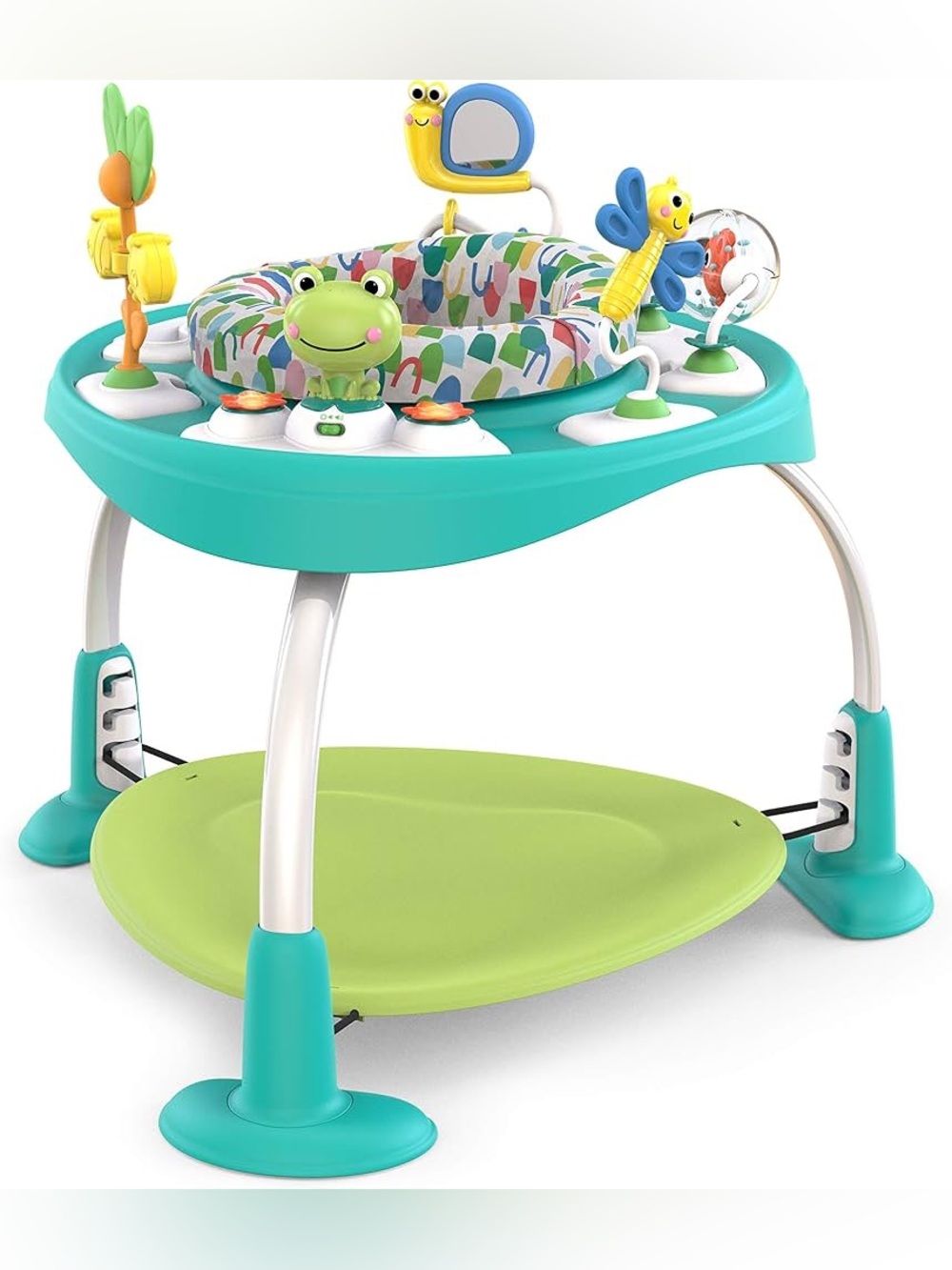 Bright Starts Bounce Bounce Baby 2-in-1 Activity Center Jumper & Table Like New